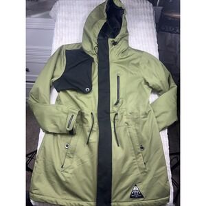 NEFF Snowboard & Ski Jacket Coat NEW Men's Large Olive Green Insulated NWOT Nice